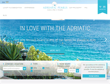 Tablet Screenshot of adriaticpearls.com